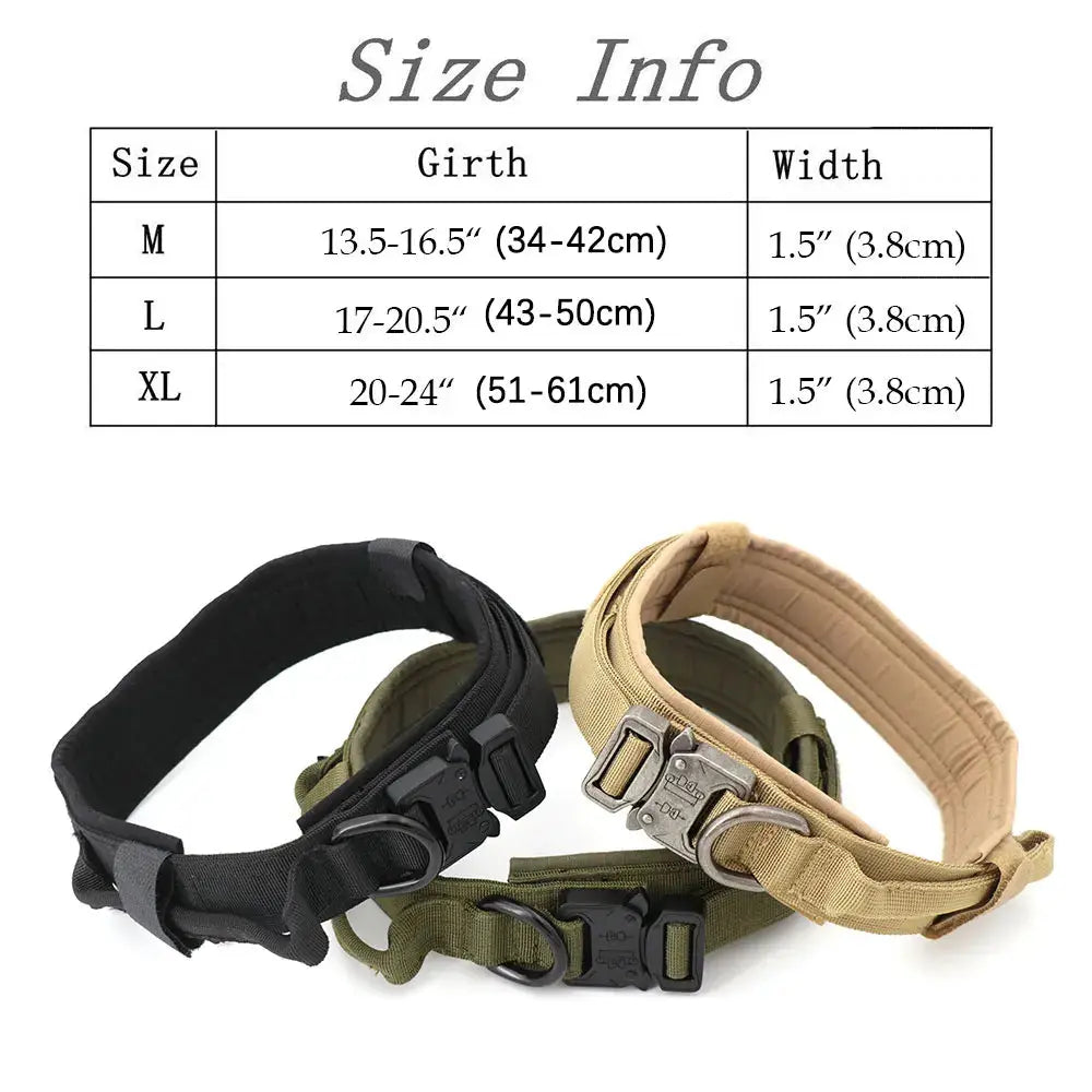 K9 Taktisches Hundehalsband DOVERS - Tactical Shop