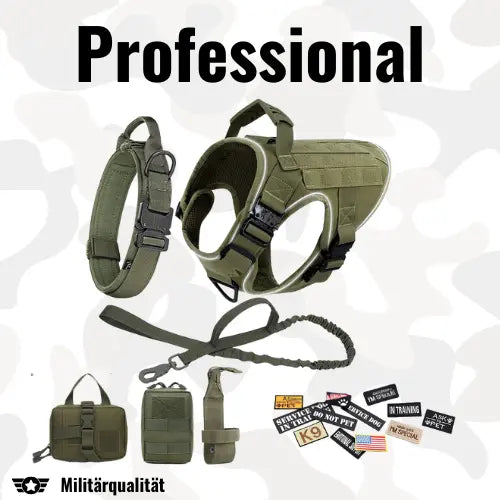 K9 Taktisches Hundegeschirr mit Griff & MOLLE-System