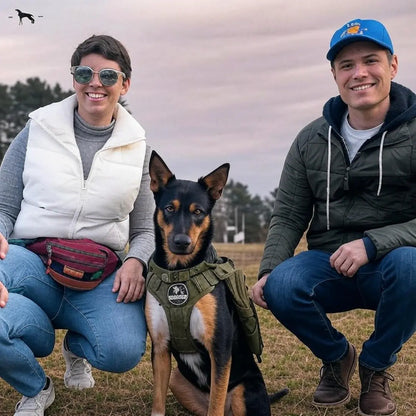 K9 Taktisches Hundegeschirr mit Griff & MOLLE-System